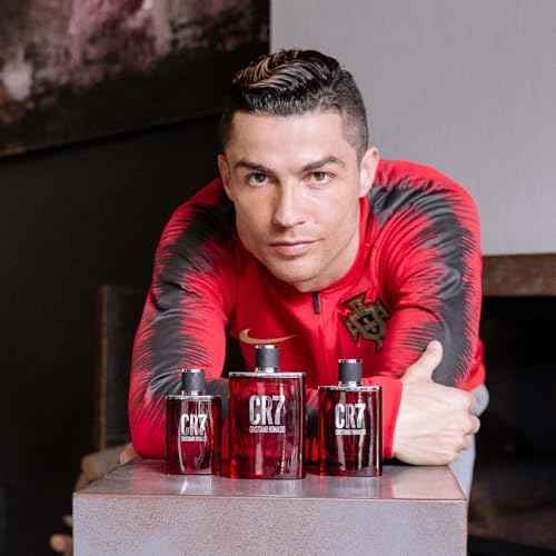 CRISTIANO RONALDO CR7 Eau De Toilette Cologne Scent for Men - Woody, Musky Men's Scent with Lavender, Cardamom, Tobacco, and Cedar - 1.7 oz