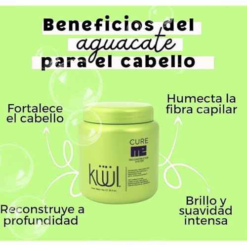 Kuul Cure Me Reconstructor 35.2 oz (Tratamiento Para Cabello Maltratado) AVOCADO (con extracto de aguacate)