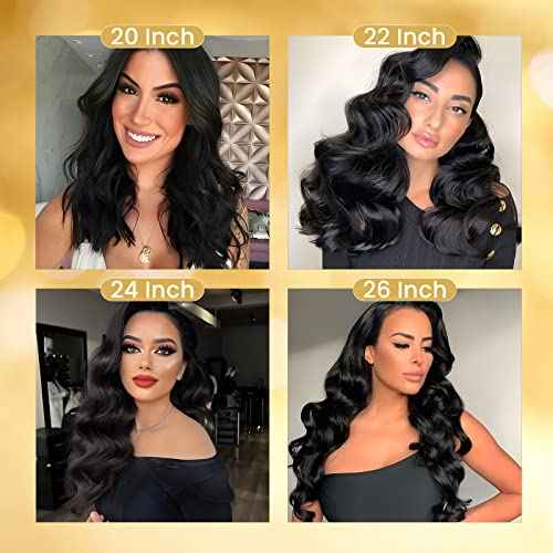 13x4 Body Wave Lace Front Wigs Human Hair Pre Plucked for Black Women, 180% Density Glueless Transparent Lace Front Wigs Human Hair Wig with Baby Hair (26 Inch)