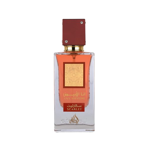 Lattafa Ana Abiyedh Scarlet – Fruity, Floral, Spicy, Sweet – Eau de Parfum Spray Long-Lasting Fragrance for Unisex, 2.0 Ounce / 60 ml