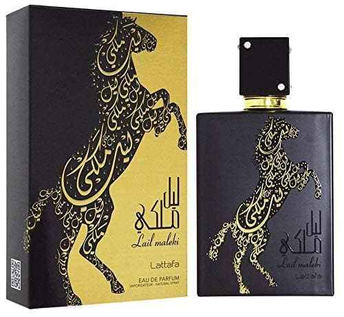Lattafa Perfumes Lail Maleki for Unisex Eau de Parfum Spray, 3.4 Ounce (Pack of 2)