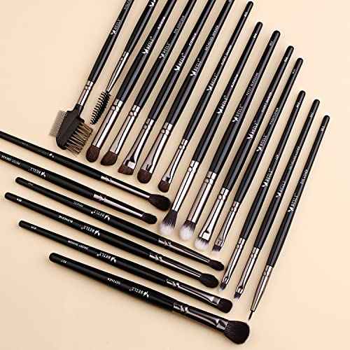 BEILI Makeup Brushes 40Pcs Professional Makeup Brush Set Premium Synthetic Kabuki Foundation Blending Face Powder Blush Concealers Eye Shadows Make Up Brushes Kit