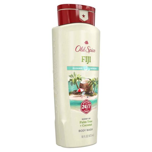 Old Spice Fresher Collection Men's Body Wash, Fiji, 16 Ounce (Pack of 2)