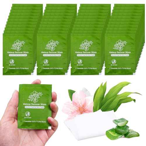 Gentle Cleansing Makeup Remover Wipes - Bulk Individually Wrapped Travel & Hotel (200)