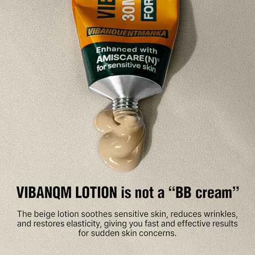 VIBANQUENTMANKA Lotion ? Korean Moisturizer for Acne-Prone Skin, Barrier & Wrinkle Care with PDRN, Centella Asiatica & Salmon Extract, 30 mL / 1.01 fl. oz.