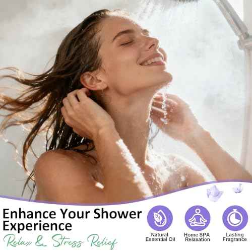 Shower Steamers Aromatherapy Birthday Gifts for Women - 8 Pack Christmas Stocking Stuffers 2025 for Adults Teens Women Mom Her Wife, Home Spa Shower Bombs for Self Care Relaxation with Essential Oils