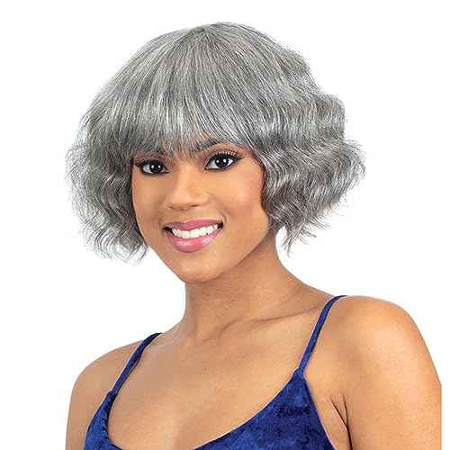 FREE TRESS Naked Brazilian Human Hair Wig - Luca (Color:NATURAL)