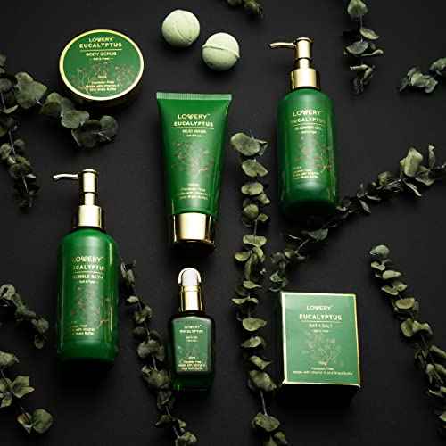 Christmas Gifts for Women & Men Who Have Everything, Eucalyptus Spa Gift Baskets for Mom, 16pc Bath Gift Set for Birthday Gifts for Women, Body Self Care Set for Pampering & Relaxation Basket