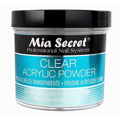 MIA SECRET Acrylic Powder 2pc Set - Clear + Pink 8 oz