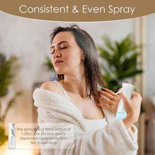 Empty Spray Bottle for Hair 6.76 Oz/200ml, Continuous Spray Bottle Fine Mist Sprayer, Suitable for hairstyles, cleaning, plants, pets, and hairdressers