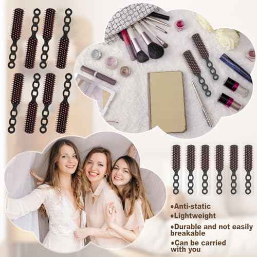 Bulk Hair Brushes for Homeless Individually Wrapped, Hair Brush Bulk, Hair Brush for Curly Hair Suitable for Homeless,Shelter,Air Bnb/Hotel/Guest Apartment (150 PCS)