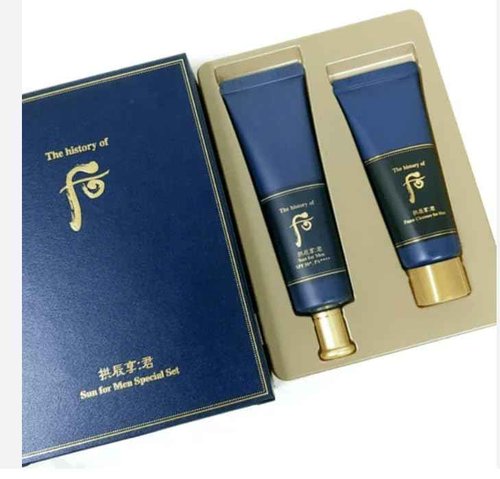 The history of Whoo Gongjinhyang Cleansing Foam Special Set for men 180ml Free 40ml