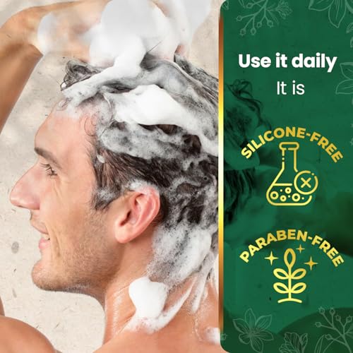 Tio Nacho Mexican Herbs Shampoo, Strengthening, Anti Hair Loss & Anti Breakage with Royal Jelly, Ginseng & Jojoba, Paraben & Cruelty Free, 32 Fl Oz