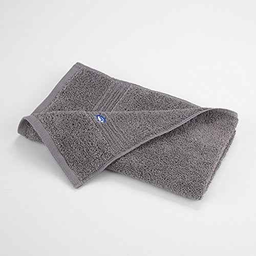 Southern Tide Oversized Bath Towel ? 33" x 65" ? Plush, Absorbent Cotton Blend with Intelliweave¢â ? Low Lint, Fade Resistant, Embroidered Skipjack Logo ? Soft Coastal Comfort ? Grey