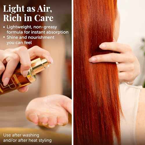 Dubai Premium Elixir - Lightweight Moroccan Hair Oil for Dry Hair - Moroccan Argan Oil for Hair & Body, 100 mL (3.38 Fl Oz)