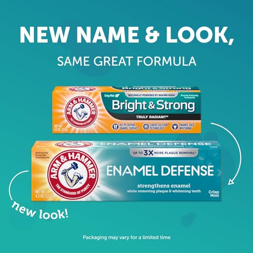 Arm & Hammer Toothpaste Truly Radiant Bright & Strong 4.3 Ounce (127ml) (3 Pack)