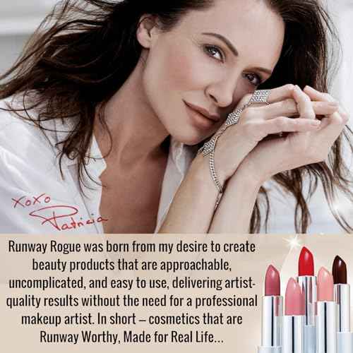 Runway Rogue 90s Vibe Lipstick Trio, Moisturizing Matte Lipstick Set, (¡®Patricia¡¯, ¡®Front Row¡¯, ¡®Booked Out¡¯)