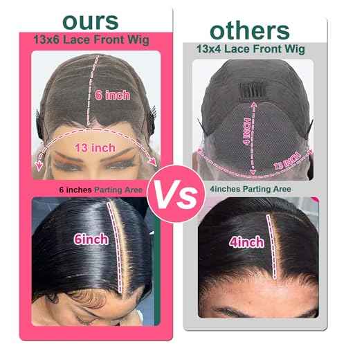 14 Inch Deep Wave Lace Front Wigs - Pre Plucked 200 Density Bob Wig - Glueless, Short Curly Human Hair Wig - Natural Black