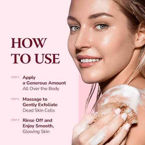 HIMALAYA PINKSALT Daily Scrub & Body Wash - Exfoliating Body Scrub, Dead Sea Salt & Himalayan Pink Salt, Natural Moisturizing Bodywash, Retinol & Hyaluronic Acid Shower Gel, Korean Skincare 14.1oz