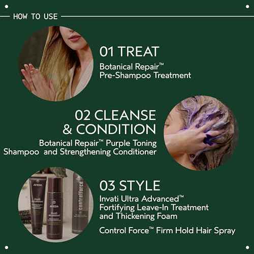 Aveda Botanical Repair Bond-Building Pre-Shampoo Repair Treatment | Strengthens Hair | Helps Reduce Breakage | Helps Reverse Chemical Damage | 97% Naturally Derived*, 5 Fl Oz