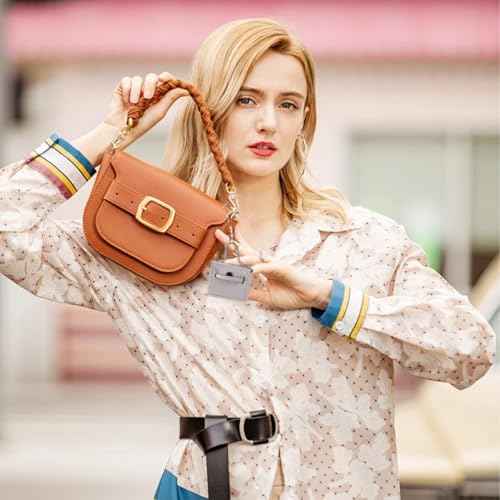6 PCS Mini Backpack Keychain Super Smalls Makeup Bag Cute Coin Wallet PU Leather Lipstick Bag Card Holder Data Cable Organizer Fashion Bag Charms Accessories for Women Girls (Style 6)