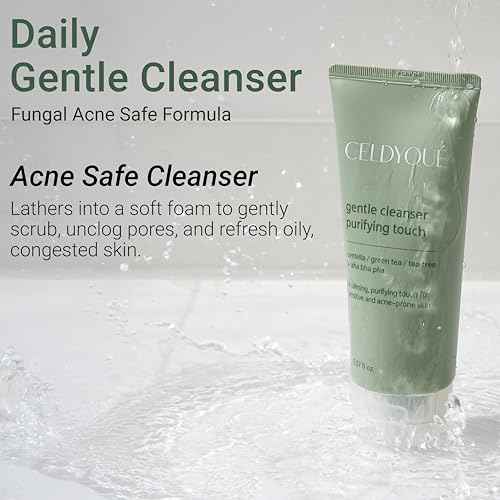Gentle Cleanser Purifying Touch ? Centella, Tea Tree & Green Tea | AHA BHA PHA Exfoliating Face Wash for Sensitive, Acne-Prone Skin | Calming, Pore Purifying Korean Cleansing Foam, 5.07 fl oz