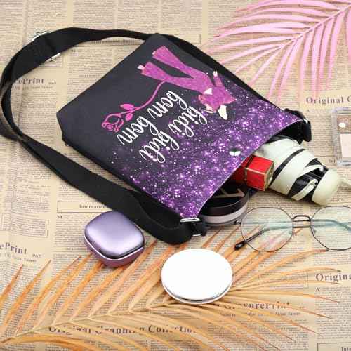 XYANFA Singer Selen Makeup Bag Bidi Bidi Bom Bom Selen Latin Dance Lyric Gift Singer Fans Zipper Pouch (Bidi Bidi Crossbody bag)