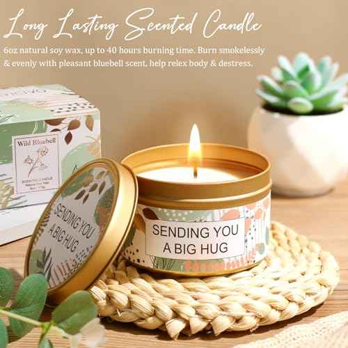 Self Care Gifts for Women Get Well Soon Gifts Basket, Birthday Gifts for Women Care Package Relaxing Spa Gifts Thinking of You Gifts w/ Blanket, Unique Christmas Gifts for Mom Her Friend Sister Wife