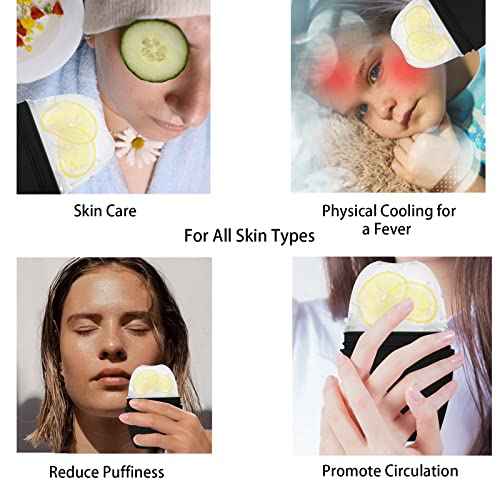 2Pack Ice Roller for Face, Evmliy Silicone Ice Face Roller to Tighten and Lift skin for Face & Eye Puffiness Relief, Reusable Facial Mold for Neck Natural Glow, Skin care for women beauty