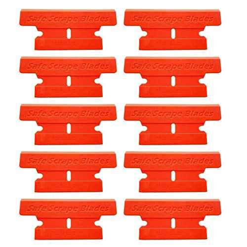 MINISCRAPER® Plastic Razor Blades,T-2 Blade 50% Wider 20 Pack