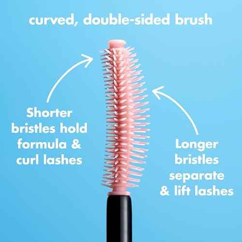 e.l.f. Lash 'N Roll Mascara, Curling Mascara For Visibly Lifted Lashes, Lifts & Separates Lashes. Long-Lasting Formula, Vegan & Cruelty-Free, Deep Brown