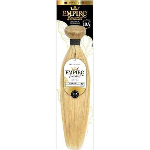 Sensationnel Human Hair Empire Bundles Weave - STRAIGHT 18" (Color:NATURAL, Pack of 2)