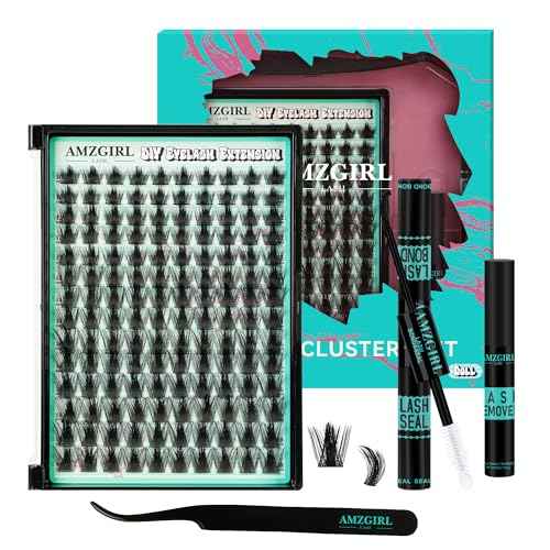 Manga Lash Clusters Kit 140pcs C Curl Fairy Eyelash Extension with Individual Lashes Bond and Seal Waterproof,Eyelashes Glue Remover,Lash Applicator for Volume Anime Lashes Cluster(Doll,C-10-18mm Kit)