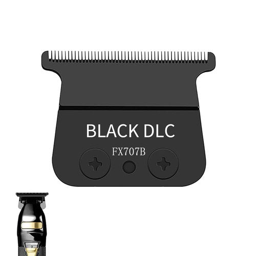 Professional FX DLC Replacement Blade FX707B Replacement Trimmer Blade compatible with BaByliss Barberology Trimmer Blade, compatible with BaByliss DLC 2.0 Trimmer Blade FX787 & FX726 Trimmer (Black)