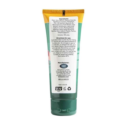 Dermatonics 10% Urea Callus Removing Cream – Removes Hard Skin, Moisturizes and Rehydrates Racked, Rough, Dead and Dry Skin – for Feet, Elbows, and Hands, 2.37 fl oz. Tube, 3 Pack