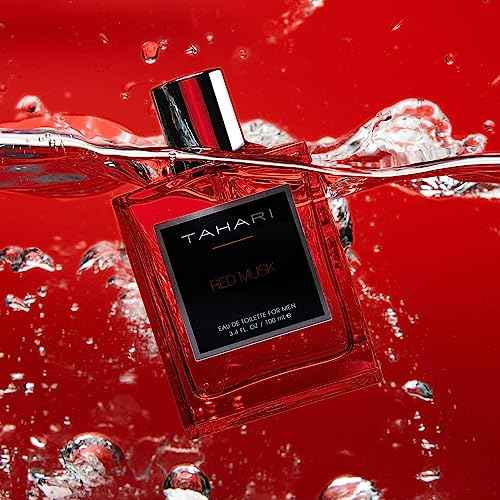 TAHARI Red Musk Eau de Toilette For Men 3.4 oz. / 100 mL