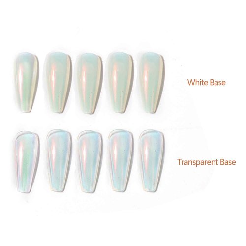Orange Pearl Chrome Nail Powder Nail Art Glitter,Metallic Iridescent Chrome Nail Powder for Nails,Chrome Powder for Gel Polish