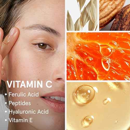 iRestore Vitamin C Brightening Serum ? Anti Aging Face Serum with 15% Ascorbic Acid, Vitamin E, Ferulic Acid, Peptide Complex & Hyaluronic Acid (Pack of 2)