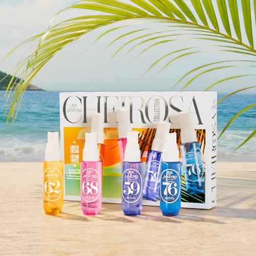 Sol de Janeiro Star Gazer Perfume Mist Minis Discovery Set | Body Mist Gift Set | Includes Cheirosa 62, Cheirosa 68, Cheirosa 59, Cheirosa 76-30ml | $48 Value