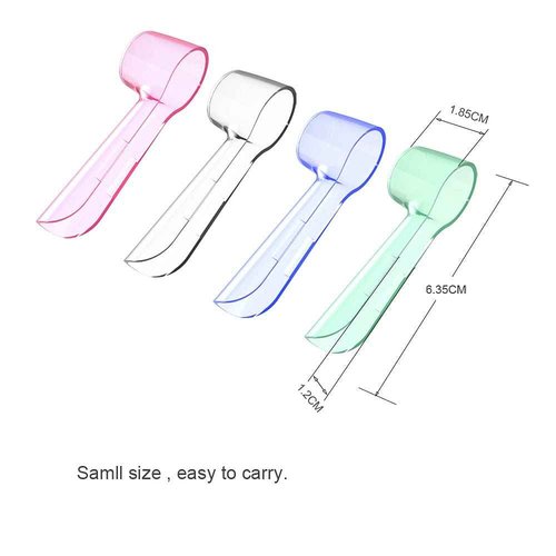 Electric Toothbrush Holder with 1 Charging Stand Slot, 1 Toothbrush Stand and 4 Toothbrush Heads Storage + 4 PCS Toothbrush Head Covers for Oral B