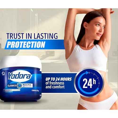 YAHVE - Classic Yodora Deodorant maximum protection Pack of 2 of 32 g - 1.12 Oz - Despensa Colombiana - Yodora Clasico, Maxima Proteccion.