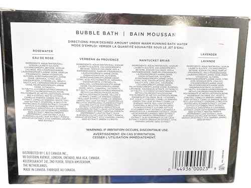Crabtree & Evelynn Bubble Bath Collection