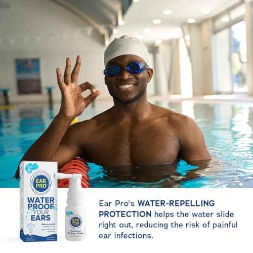 EarPro Natural Swimmer Ear Spray for Kids & Adults ? Block Water Before Swimming, Surfing or Diving - Replace Ear Plugs ? Safe & Easy Protection Against Trapped Water ? 4 Pack, Up to 800 Sprays.