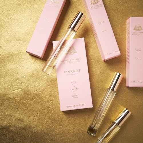 Caswell-Massey Bouquet Discovery Set ? Includes Peony, Orchid & Rose ? Travel Size Perfume for Women, Vibrant Floral Scents ? Botanical Perfume Gift Set ? Made in USA, 0.25 Fl Oz Each