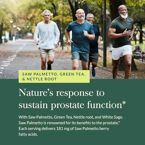 Gaia Herbs Prostate Health - Supports Prostate Health and Function for Men - with Saw Palmetto, Green Tea, Nettle Root, and White Sage* - 120 Vegan Liquid Phyto-Capsules (40-Day Supply)