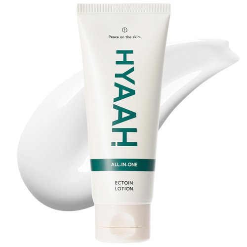 HYAAH All-in-one Ectoin Lotion - Korean Face Moisturizer with Ectoin, Squalane and Ceramide - Hydrating, Pore Care, Barrier Strengthening - Gentle on All Skin Types, 3.38 fl.oz.