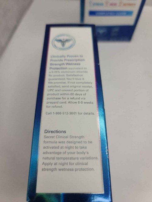 Secret Clinical Strength Clear Gel Deodorant Stress Response, 1.6 Oz (Pack of 2)