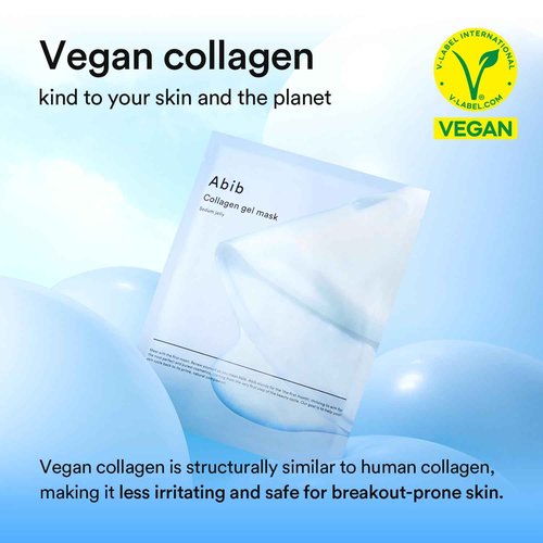 Abib 12-Day Radiance Renewal SET: Collagen Gel Mask 12 Sheets (Sedum & Jericho Rose & Heartleaf) I Korean Skincare, Vegan, Cooling, Calming, Nourishing, Hydrogel Face Mask