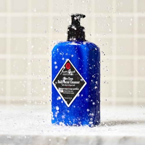 Jack Black Pure Clean Daily Facial Cleanser for Men - Mens Face Wash, Jack Black Face Wash Men's, Face Wash for Men, Face Cleanser for Men, 2-in-1 Mens Facial Cleanser & Toner, Gifts for Men, 16 Fl Oz