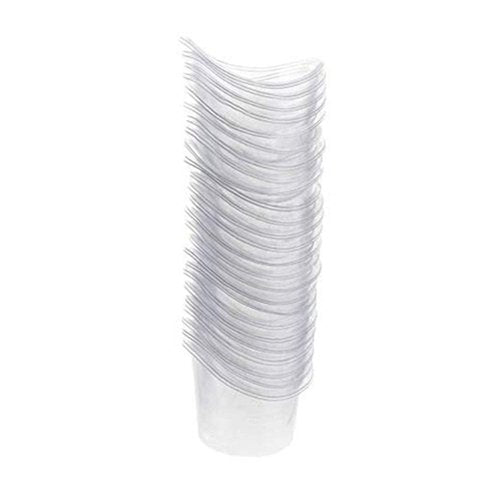 YouU Non Sterile Eye Wash Cups Portable Disposable Measuring Cup 5ml/8ml Eye Flush Cleaning Cups Vials for Storage or First Aid Kit Use (50 pcs/Plastic)